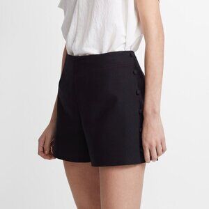 Club Monoco Size 00 Marnee Button Side Short in Black